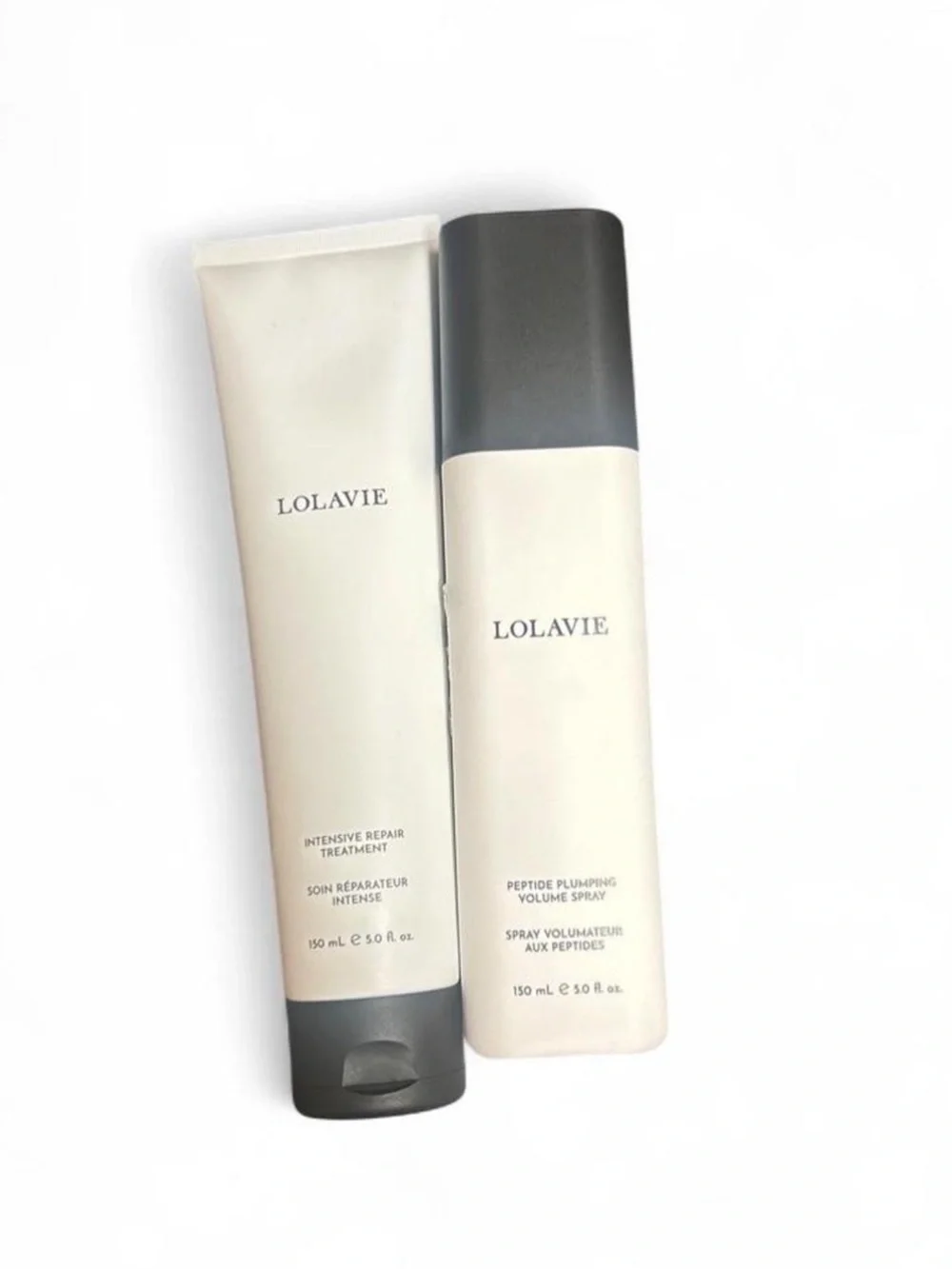 New LOLAVIE intense repair treatment & peptide plumping volume spray